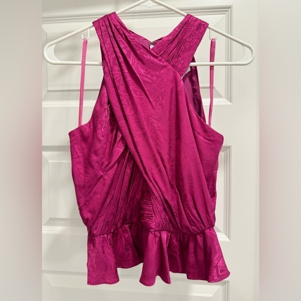 Veronica Beard Kailani Silk Blend Crop Top - Picture 8 of 13